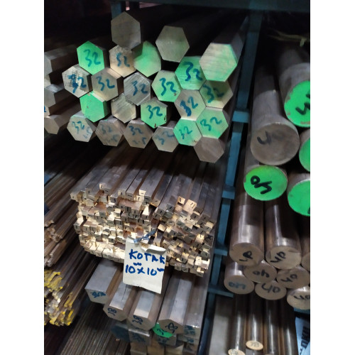 Kuningan Hexagon 22mm