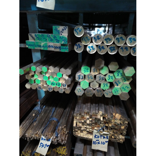 Kuningan Hexagon 22mm