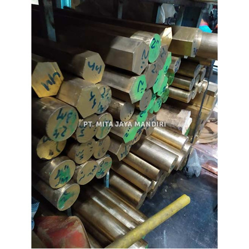 Kuningan Segi 6 10mm