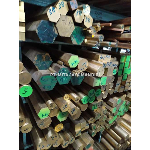 Kuningan Segi 6 14mm