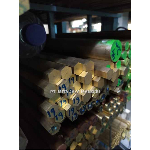 Kuningan Segi 6 16mm