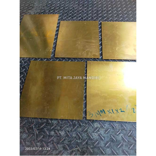 Plat Kuningan 10mm Plat Kuningan 10mm