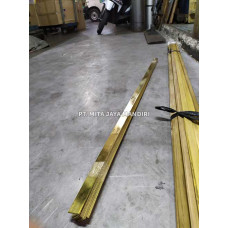 Plat Strip Kuningan 5x10