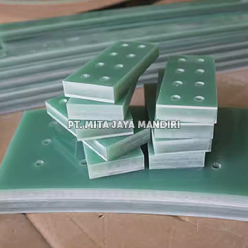 Epoxy Resin Fiberglass Sheet Hijau Lembaran G10 1.5mm