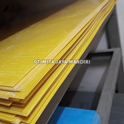Plat Epoxy Resin Fiber Glass Kuning G11 0,5mm