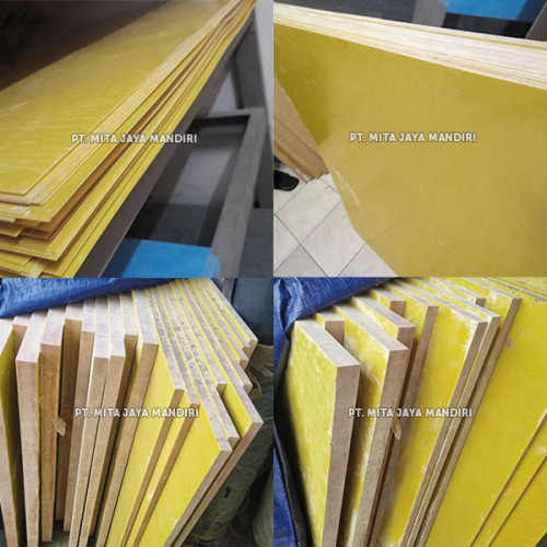 Plat Epoxy Resin Fiber Glass Kuning G11 5mm Plat Epoxy Resin Fiber Glass Kuning G11 5mm