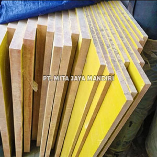 Plat Epoxy Resin Fiber Glass Kuning G11 6mm